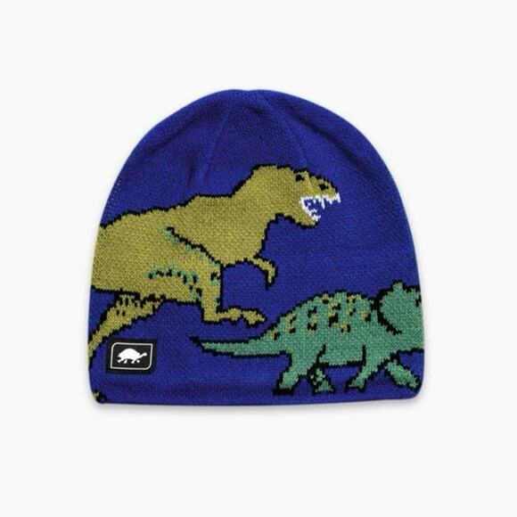 Turtle Fur KIDS JURASSIC BEANIE - Picture 1 of 7